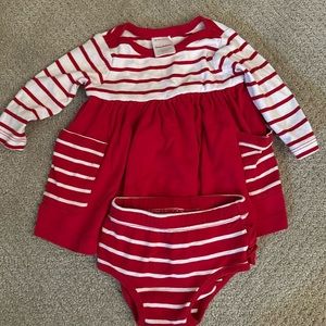 Hanna Andersson Dress with bottoms - 3-6 months - like new